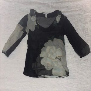Diane Von Furstenberg Silk Floral Top